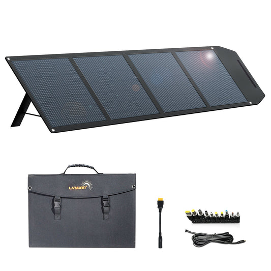 120W solar energy folding bag single-crystal solar panel