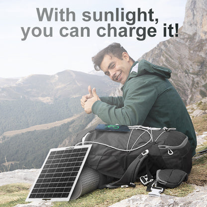 Solar charging panel, outdoor camping mobile phone power bank charger, portable solar charging panel