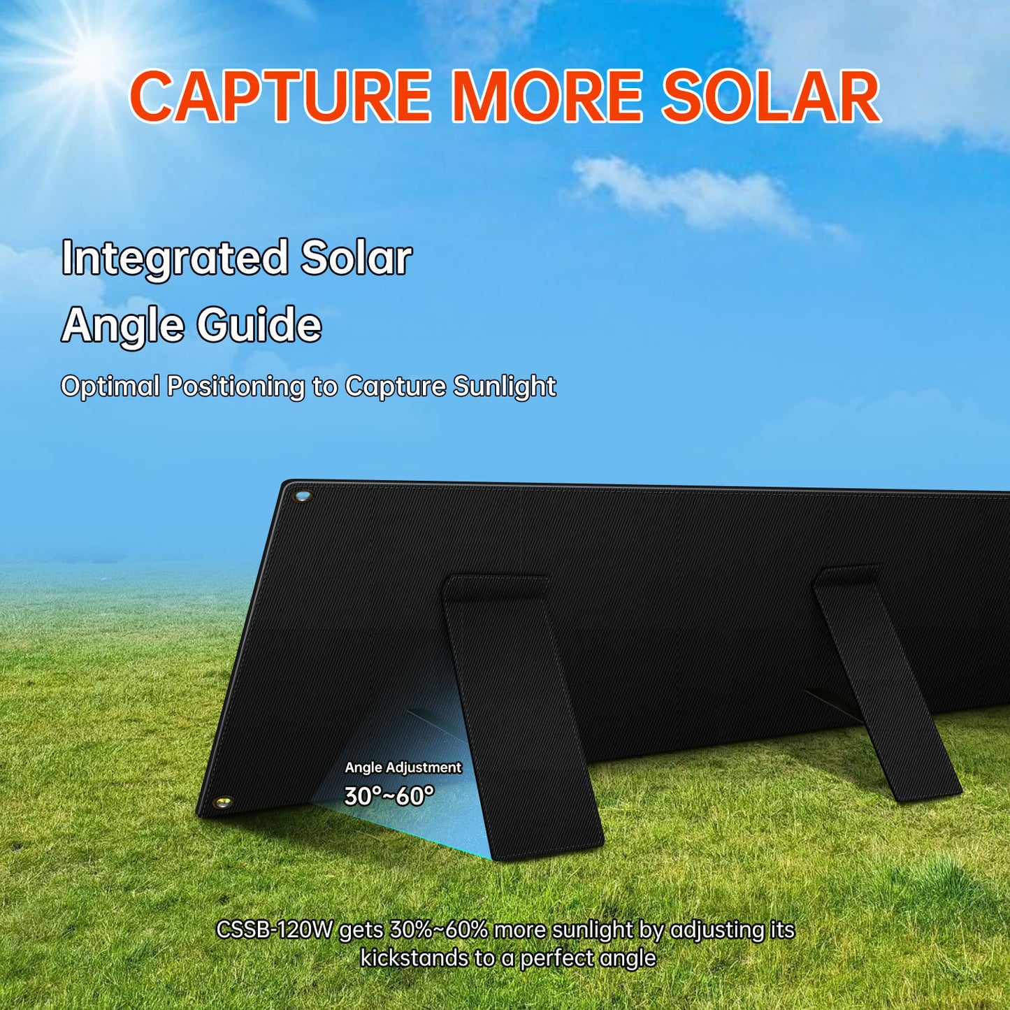120W solar energy folding bag single-crystal solar panel