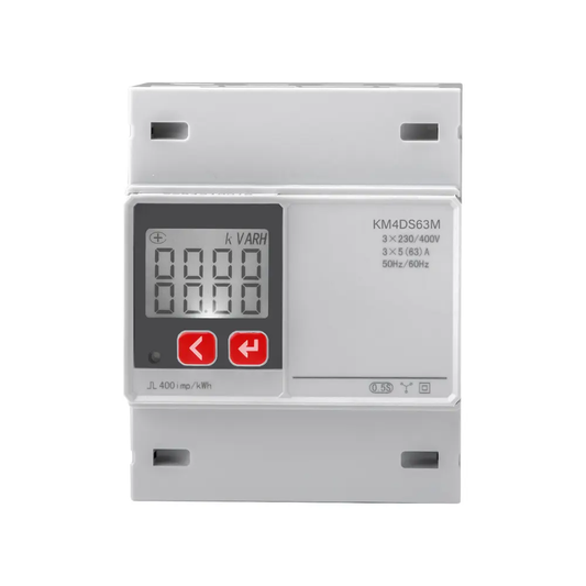 High-quality three-phase wireless control smart electricity meter 3P, AC 230V digital LCD display building kwh electricity meter