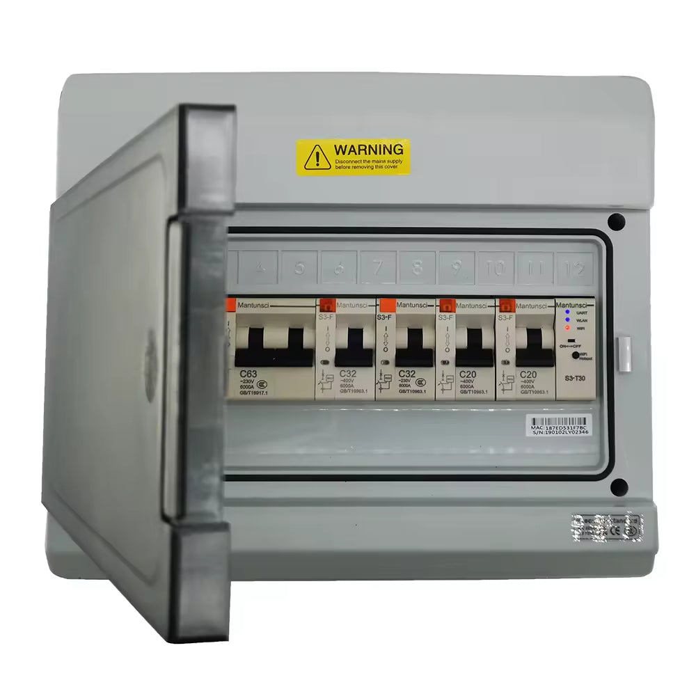 Smart Mcb Breaker 12 Way Circuit Brakers Electricity Wifi Smart Mini Circuit Breaker 220v