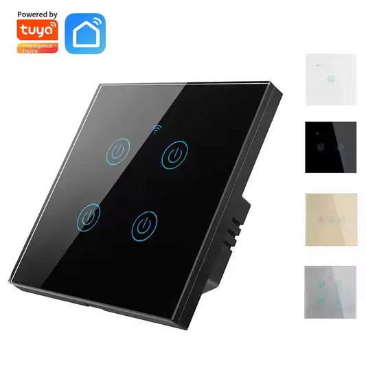 Tuya WiFi Smart Home Light Switches Touch Panel Remote Control