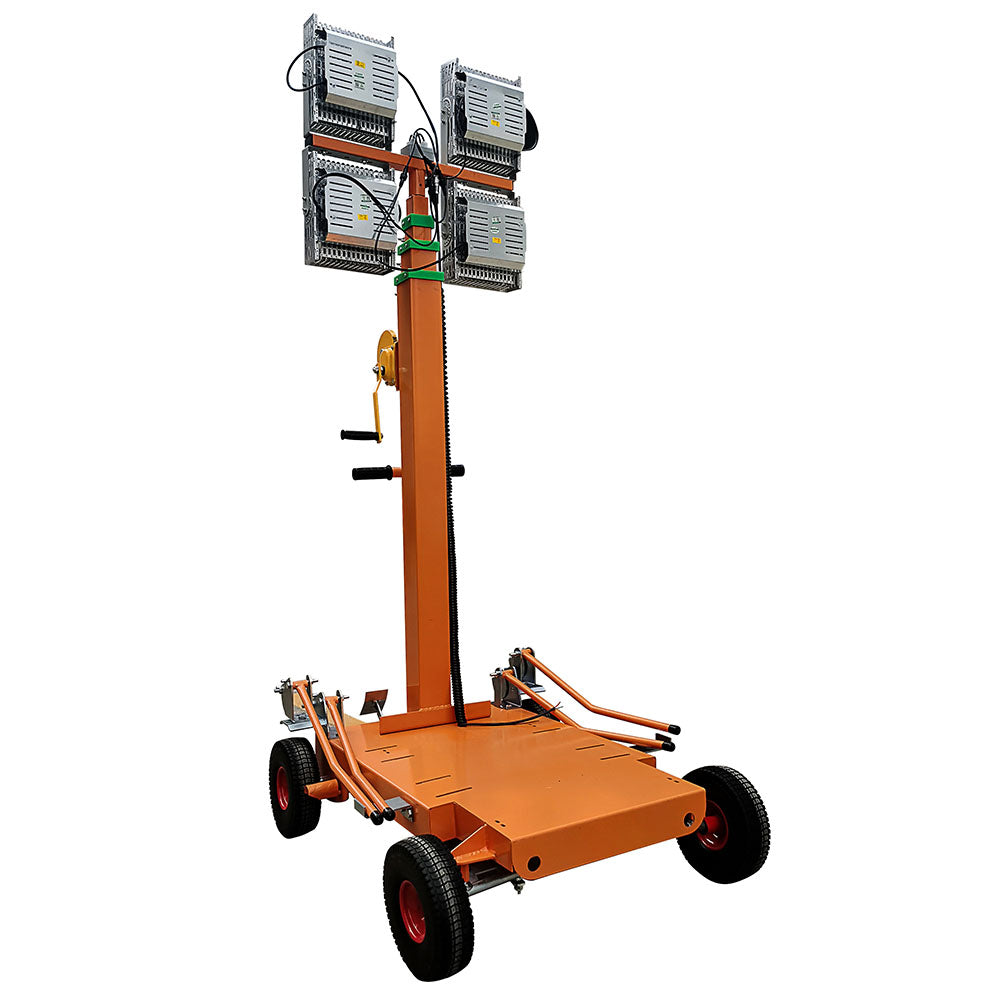 Mobile Light Tower 4*80W  Pushcart