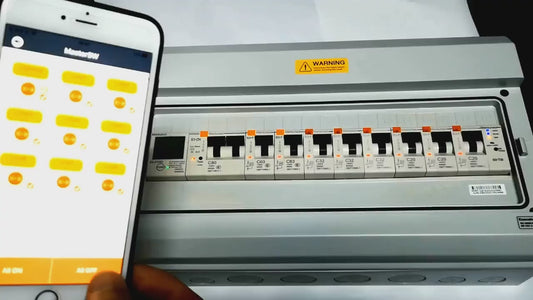Smart Mcb Breaker 12 Way Circuit Brakers Electricity Wifi Smart Mini Circuit Breaker 220v